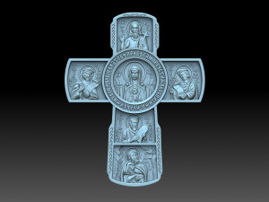 Religious cross 3D Print Models