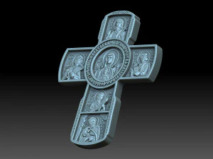 Religious cross 3D Print Model