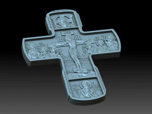 Religious cross 3D Print Model