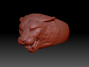 Leopards Head Modelo de Impressão 3D