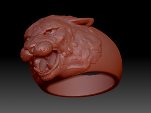 Leopards Head Modelo de Impressão 3D