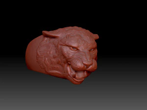 Leopards Head 3D Print Model