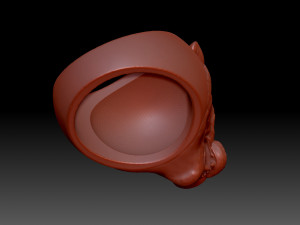 Leopards Head Modelo de Impressão 3D