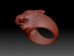 Leopards Head Modelo de Impressão 3D