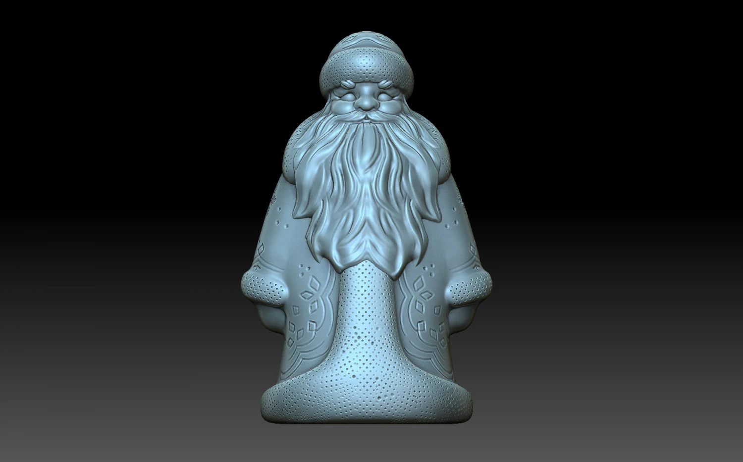 Santa Claus 3D Print Model .c4d .max .obj .3ds .fbx .stl .blend 