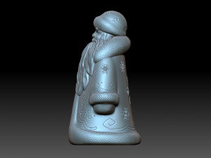 Santa Claus Modelo de Impressão 3D