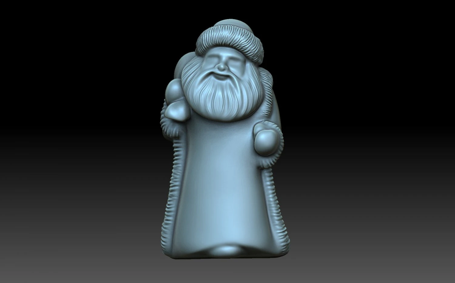 Santa Claus 3D Print Model .c4d .max .obj .3ds .fbx .stl .blend