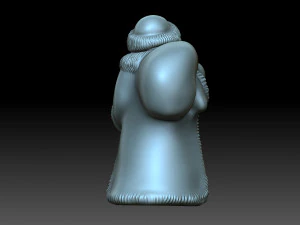 Santa Claus 3D Print Model