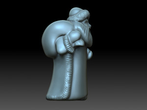 Santa Claus 3D-Druckmodell