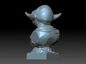 Yoda 3D Print Model