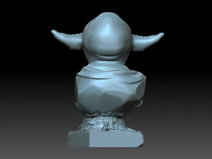 Yoda 3D Print Model