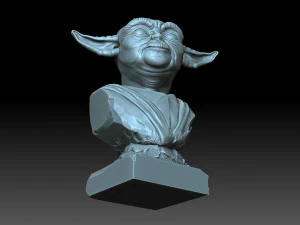 Yoda 3D Print Model