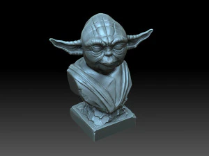 Yoda 3D Print Model