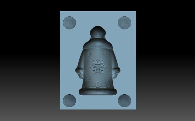 Santa Claus 3D प्रिंट मॉडल .c4d .max .obj .3ds .fbx .stl .blend 