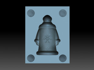 Santa Claus Modelo de Impressão 3D