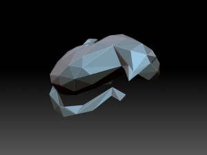 Low-poly cat Modèles 3D en vedette