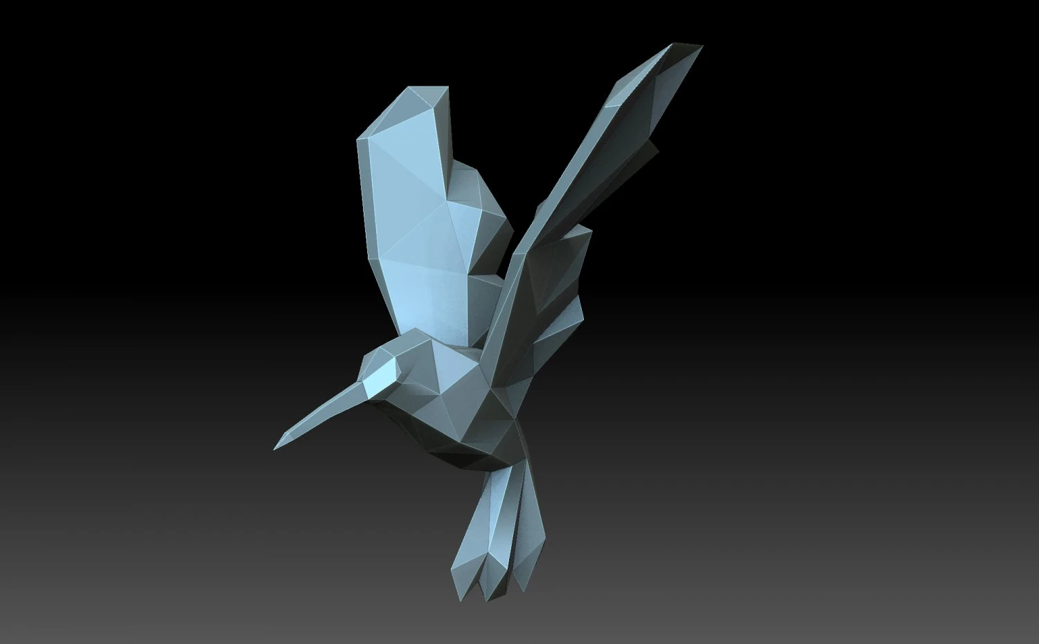 Hummingbirds 3D Print Model .c4d .max .obj .3ds .fbx .stl .blend 