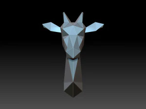 Giraffe 3D Print Model