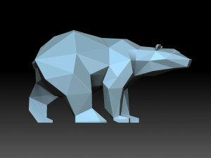 Polar Bear 3D Принт Модель