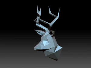 Head deer 3D Print Model