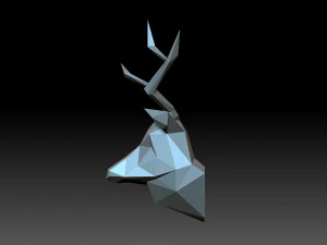 Head deer 3D Print Model