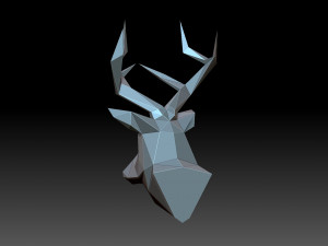 Head deer 3D प्रिंट मॉडल