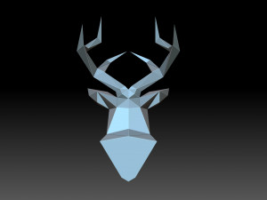 Head deer 3D प्रिंट मॉडल