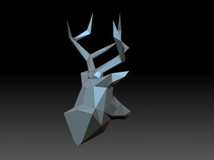 Head deer 3D प्रिंट मॉडल