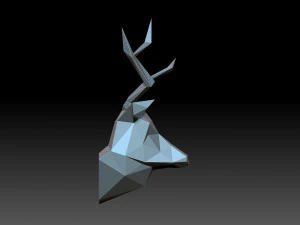 Head deer 3D Print Model
