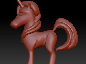 Unicorn 3D Baskı Modeli