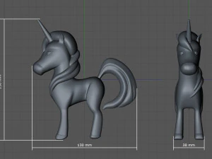 Unicorn 3D Print Model