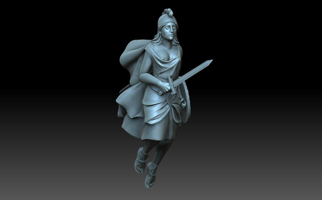 Galyunny figure 3D 프린트 모델 .c4d .max .obj .3ds .fbx .stl .blend 