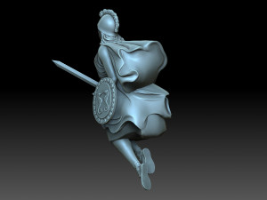 Galyunny figure 3D 프린트 모델