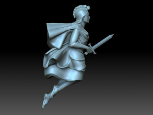 Galyunny figure 3D 프린트 모델