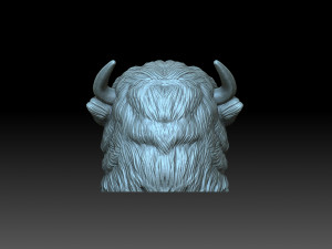 Head Bison Modelo de impresión 3D
