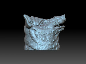 Boar head 3D Print Model