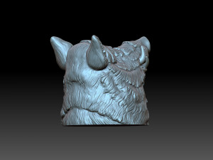 Boar head 3D Print Model