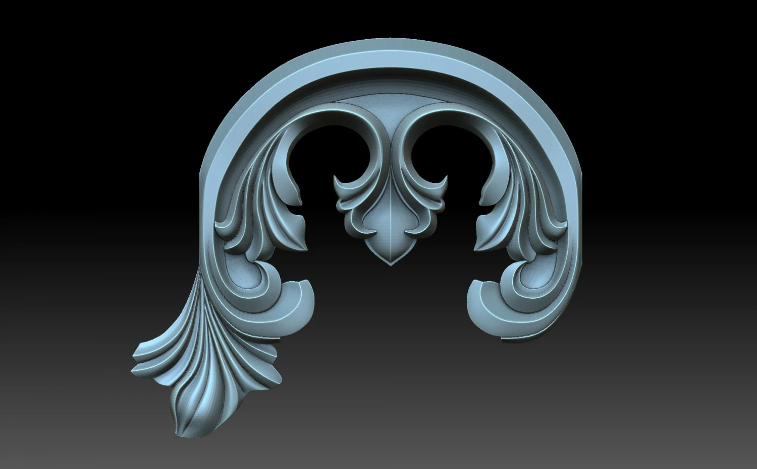 Decorative element 3D Print Model .c4d .max .obj .3ds .fbx .stl .blend