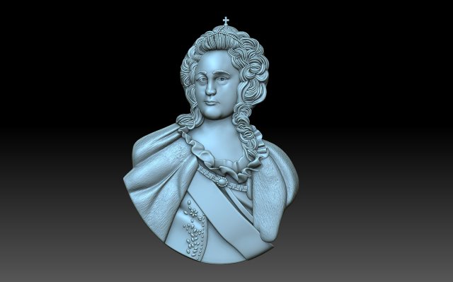 Ekaterina 3D Print Model .c4d .max .obj .3ds .fbx .stl .blend 