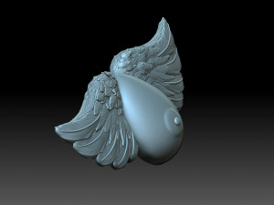 Chest and wings 3D Print Model