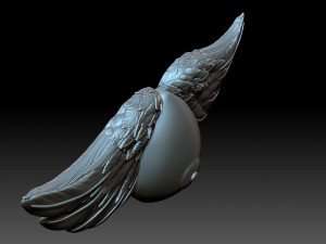 Chest and wings 3D Print Model
