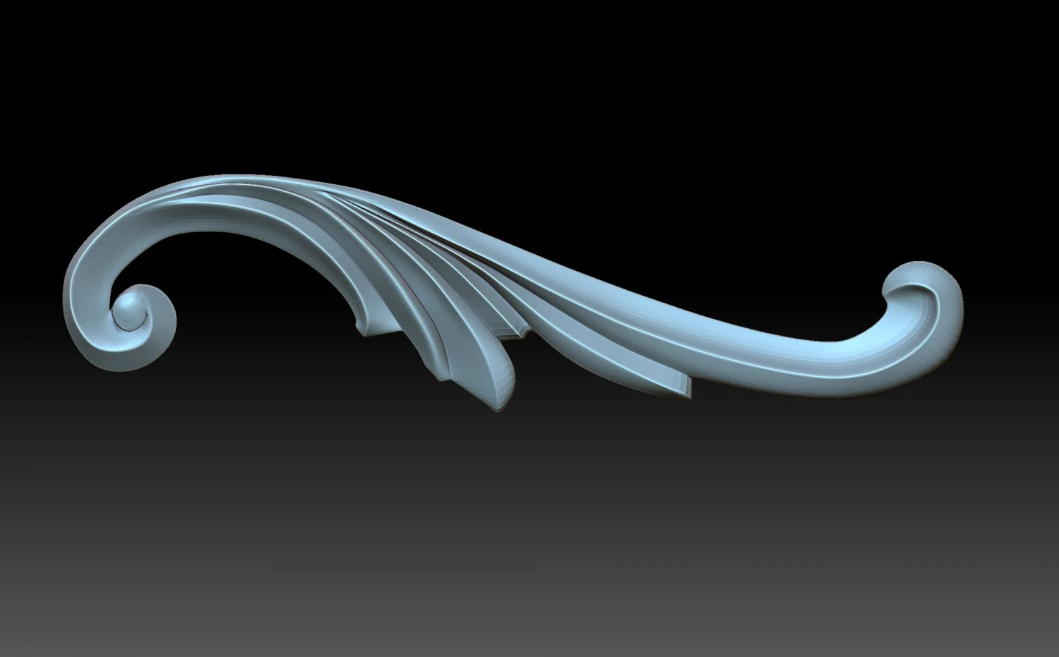 Decorative element 3D Print Model .c4d .max .obj .3ds .fbx .stl .blend