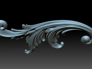 Floral ornament 3D Print Model