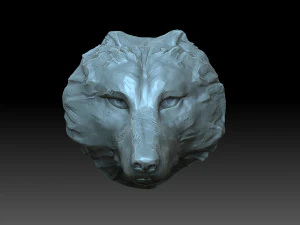 O focinho do lobo Modelo de Impressão 3D