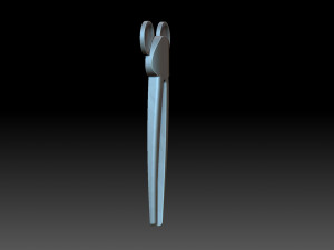 Mickey mouse hairpin Model do druku 3D