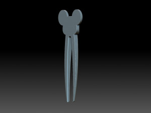 Mickey mouse hairpin Model do druku 3D