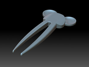 Mickey mouse hairpin Model do druku 3D