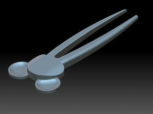 Mickey mouse hairpin Model do druku 3D