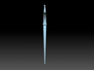 Crown hairpin 3D Baskı Modeli
