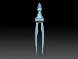 The queen hairpin 3D Print Model